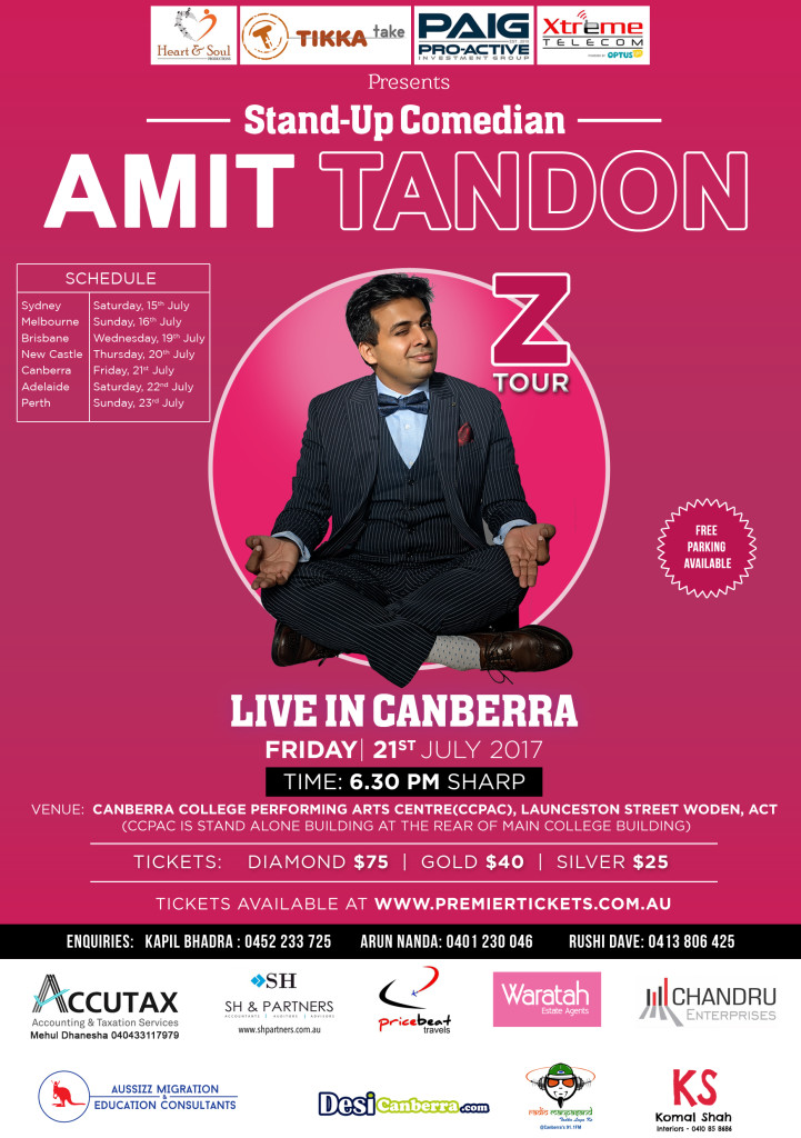 Amit Tandon The Married Guy Stand Up Comedian Live in Canberra