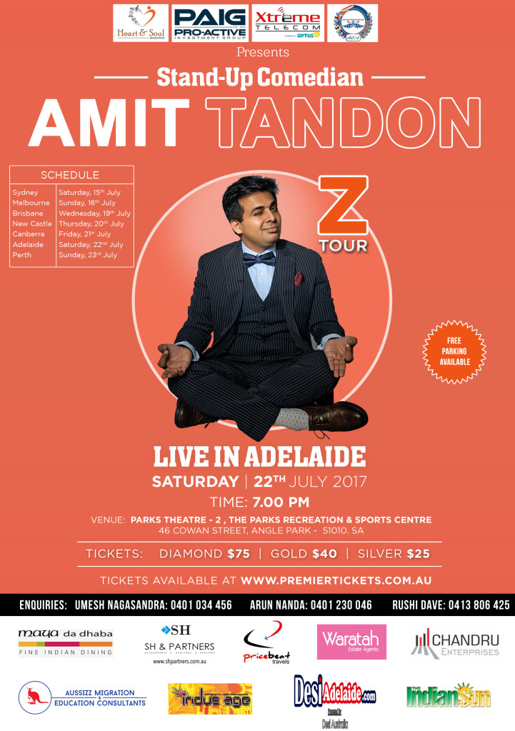 Amit Tandon The Married Guy Stand Up Comedian Live in Adelaide