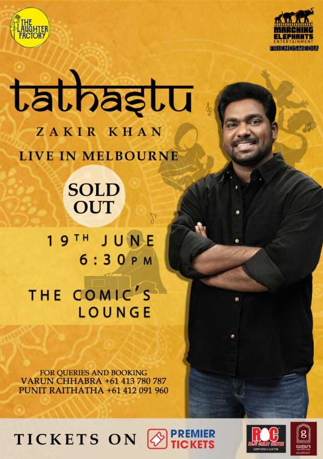 Standup Comedy by Zakir Khan Live in Melbourne 2022 – 2nd Show