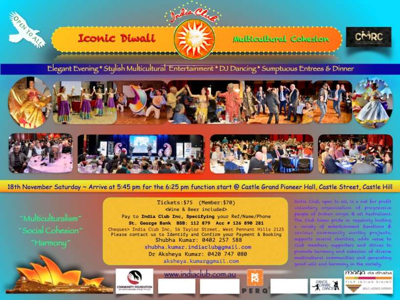 India Club Iconic Diwali – Multicultural Cohesion Celebration