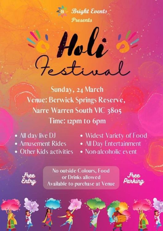 Holi Festival 2024 – Melbourne