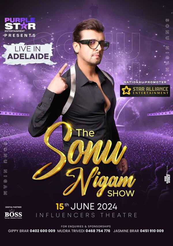 The SONU NIGAM Show in Adelaide