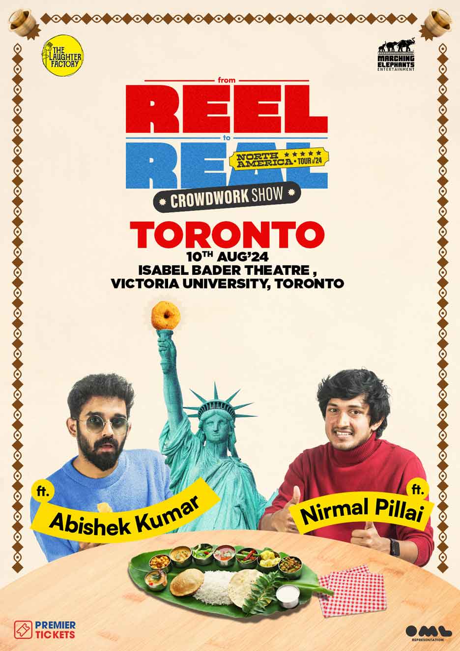 Reel to Real - Crowdwork Show by Abishek Kumar and Nirmal Pillai in Toronto