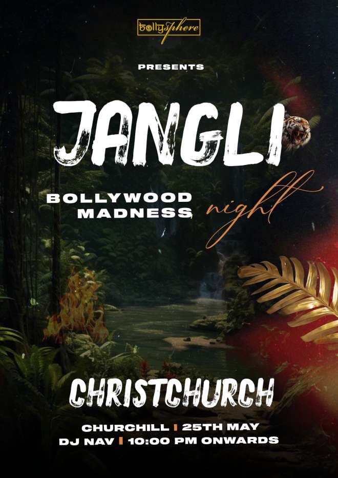 Jangli Bollywood Madness Night – Christchurch