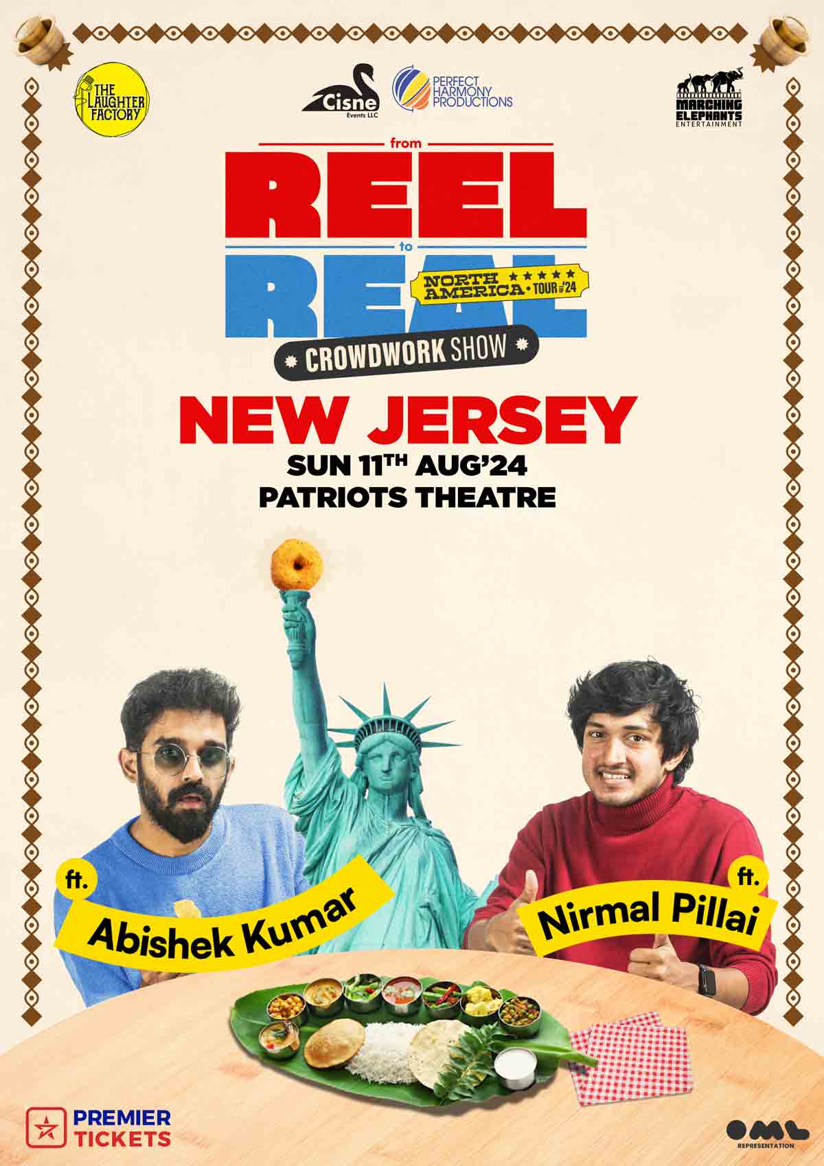 Reel to Real - Crowdwork Show by Abishek Kumar and Nirmal Pillai in New Jersey