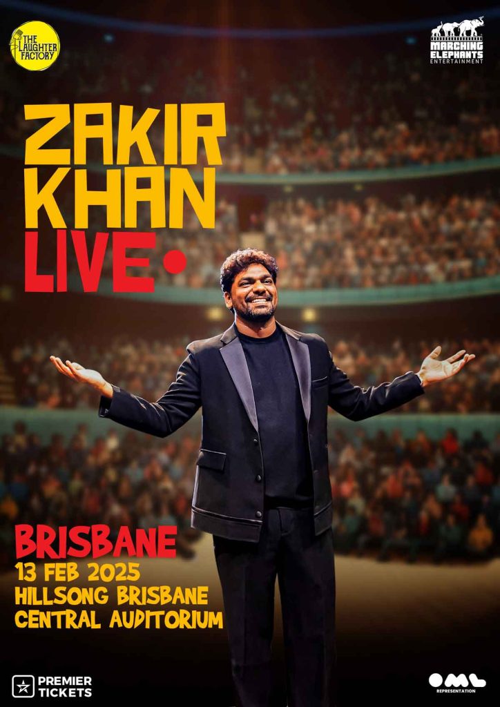 Zakir Khan Live in Brisbane 2025