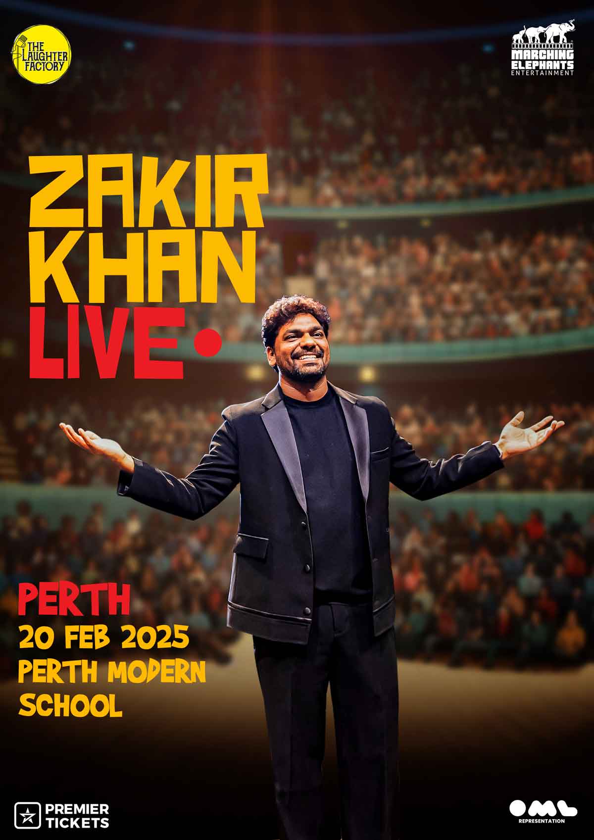 Zakir Khan Live in Perth  2025 - 20th Feb