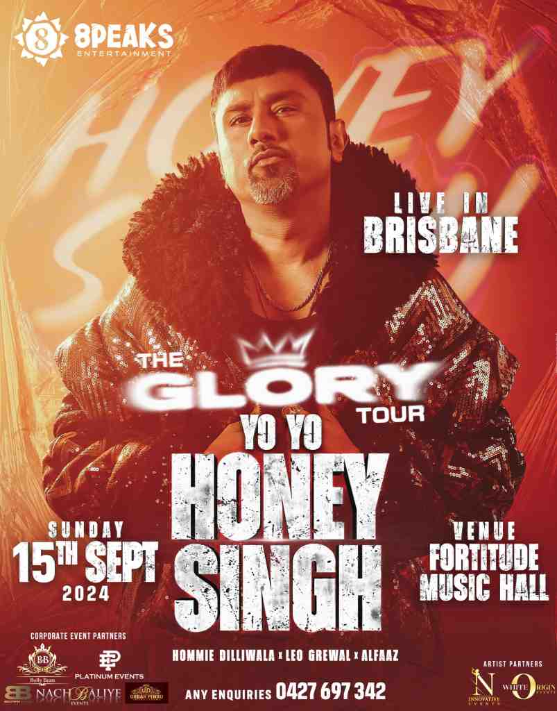 The Glory Tour –  Yo Yo Honey Singh Live in Brisbane