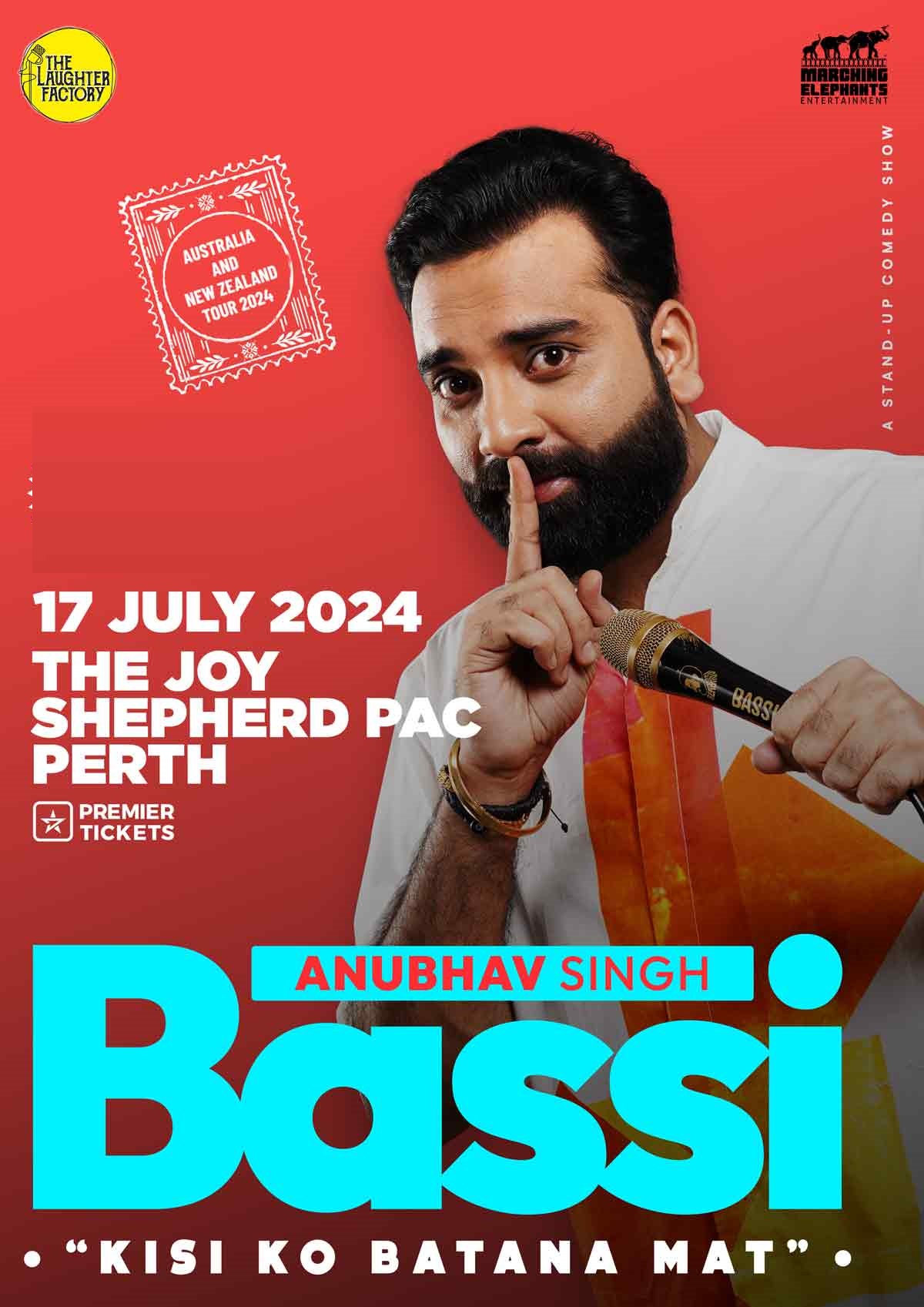 Kisi ko Batana Mat - Anubhav Singh Bassi Live in Perth - 17th July